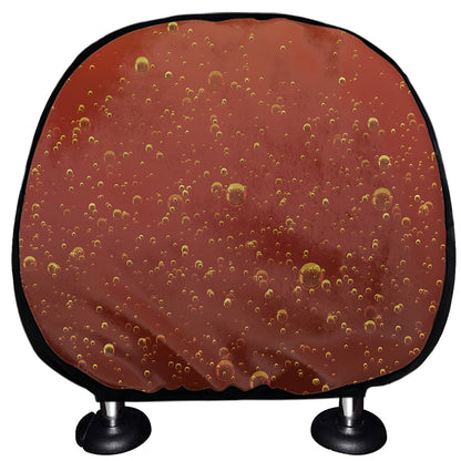 Sparkling Cola Print Car Headrest Covers