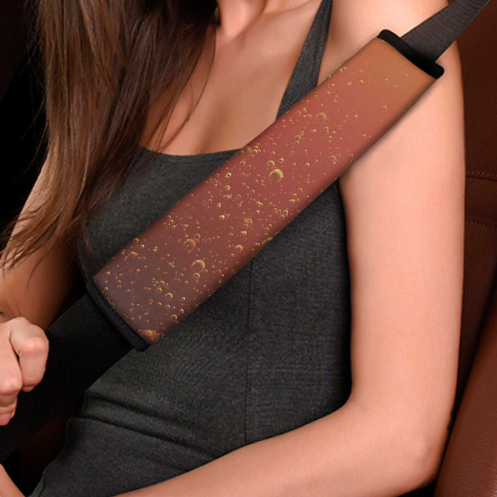 Sparkling Cola Print Car Seat Belt Covers
