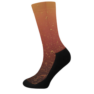 Sparkling Cola Print Crew Socks