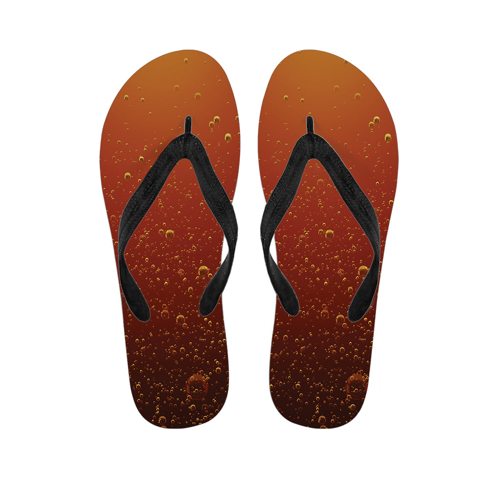 Sparkling Cola Print Flip Flops