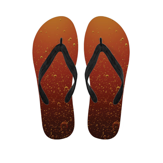 Sparkling Cola Print Flip Flops