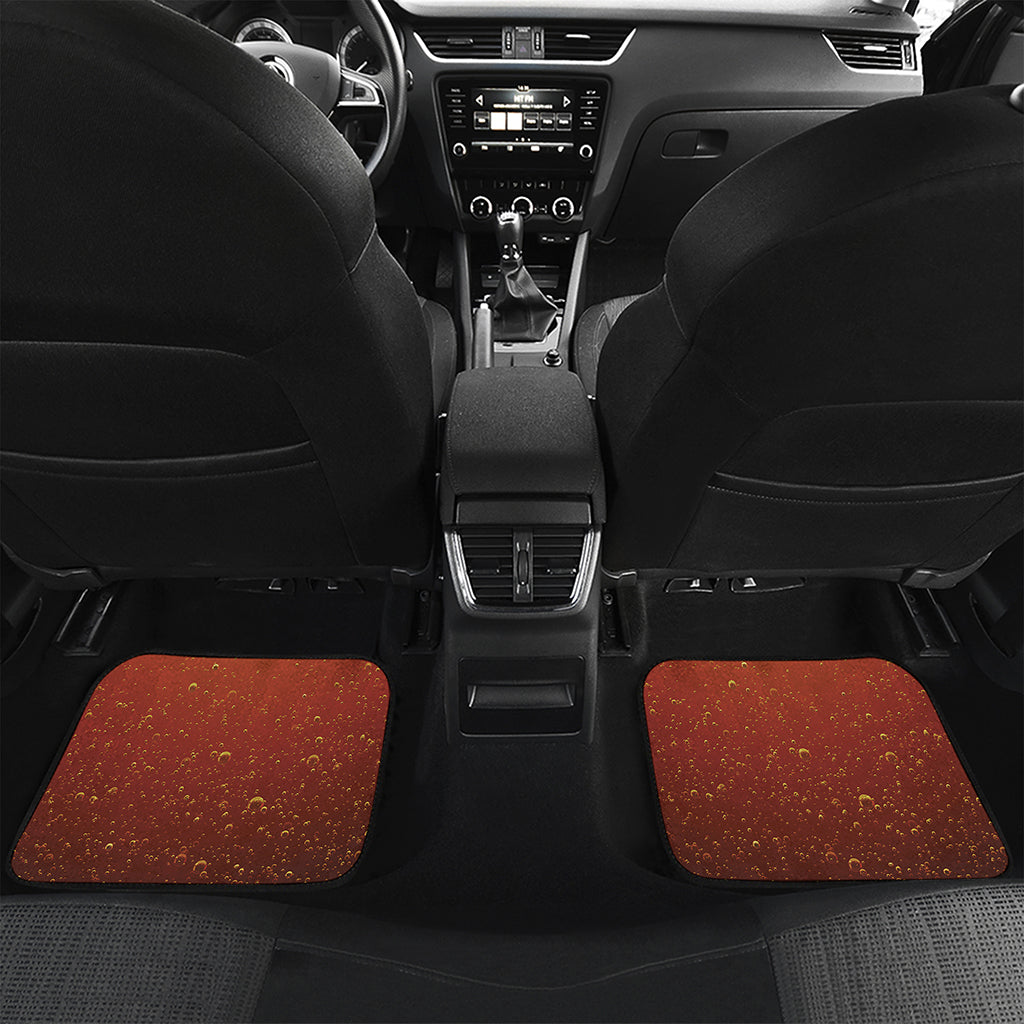 Sparkling Cola Print Front and Back Car Floor Mats