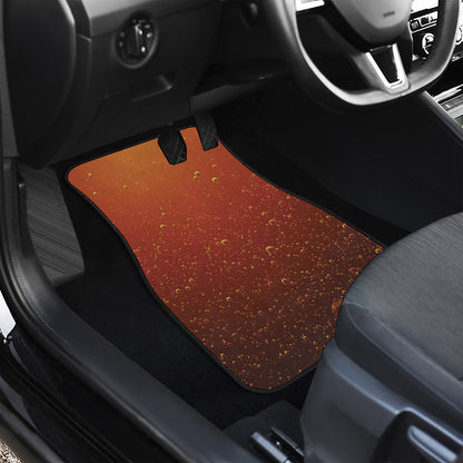 Sparkling Cola Print Front and Back Car Floor Mats