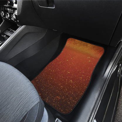 Sparkling Cola Print Front and Back Car Floor Mats