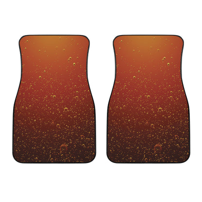 Sparkling Cola Print Front Car Floor Mats