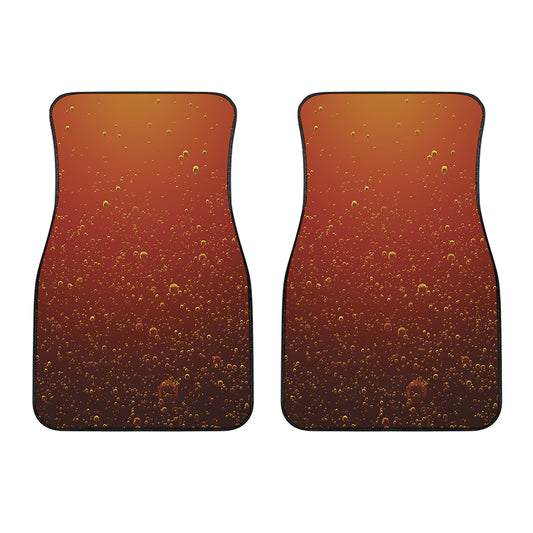 Sparkling Cola Print Front Car Floor Mats