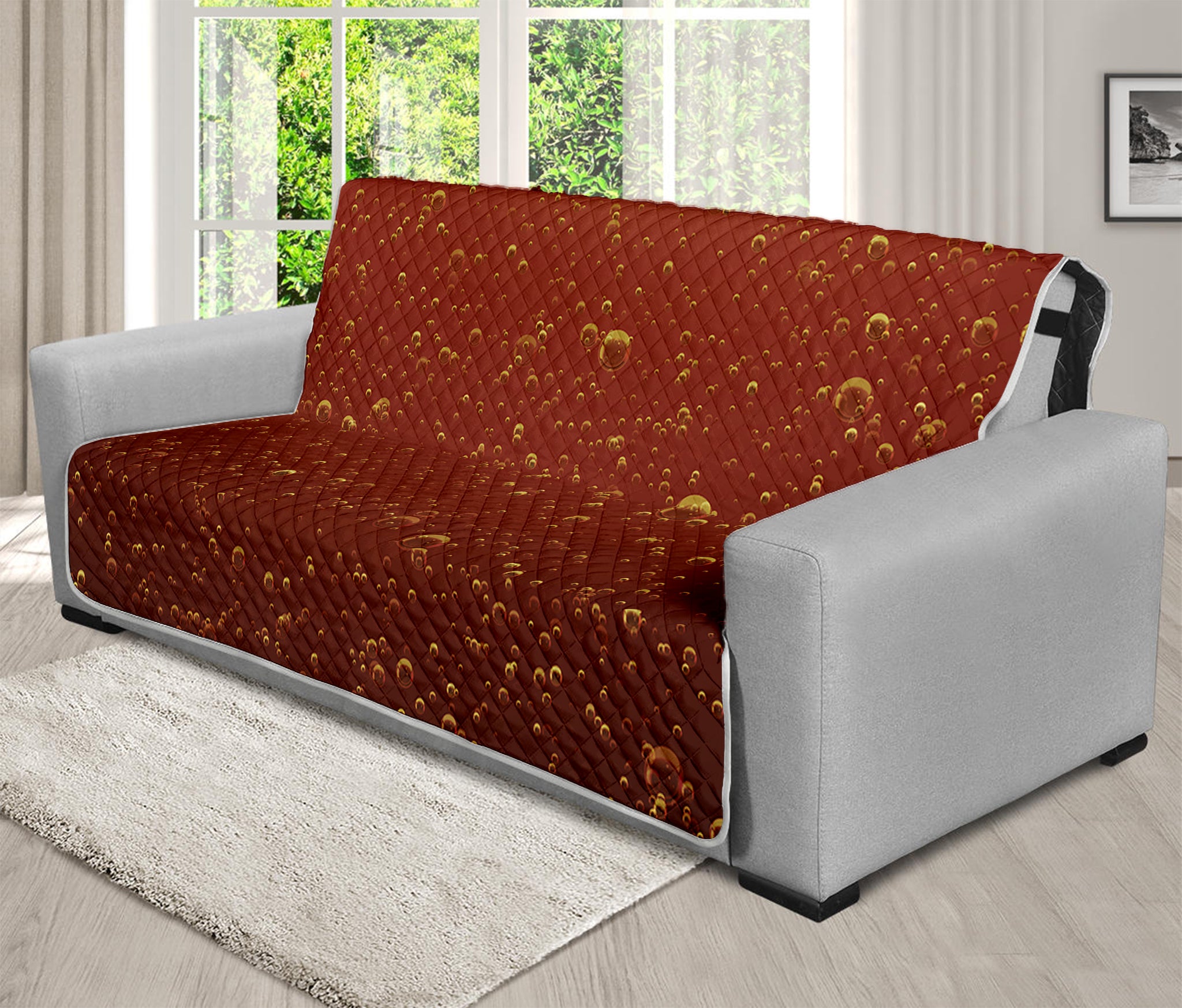 Sparkling Cola Print Futon Protector