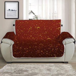 Sparkling Cola Print Half Sofa Protector