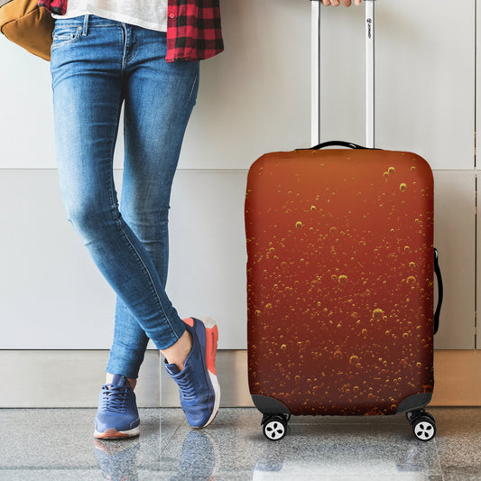 Sparkling Cola Print Luggage Cover