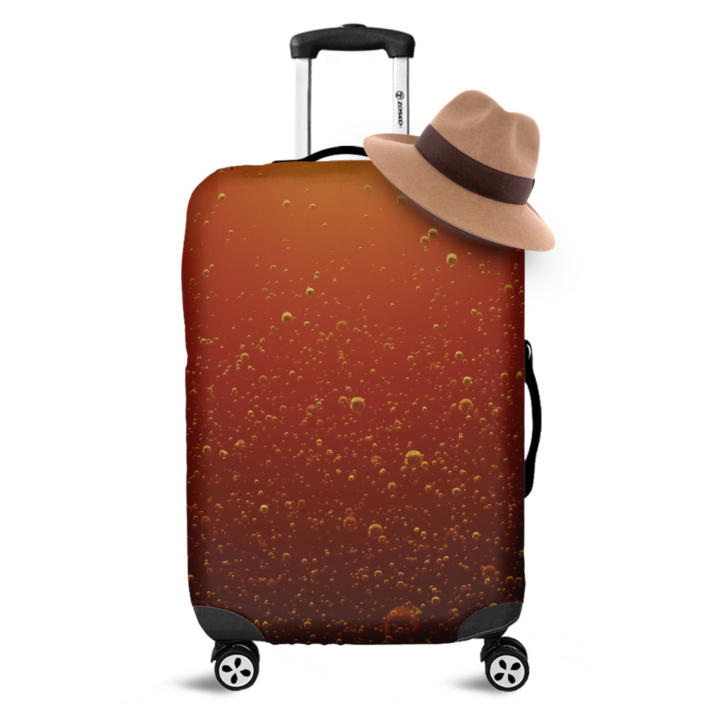 Sparkling Cola Print Luggage Cover