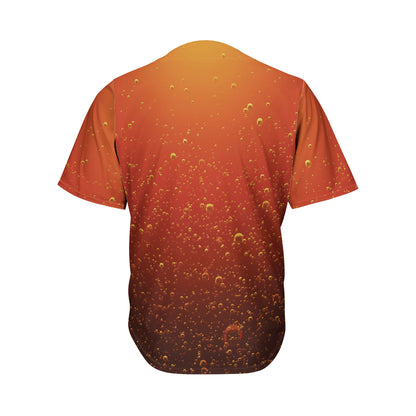 Sparkling Cola Print Men's Baseball Jersey