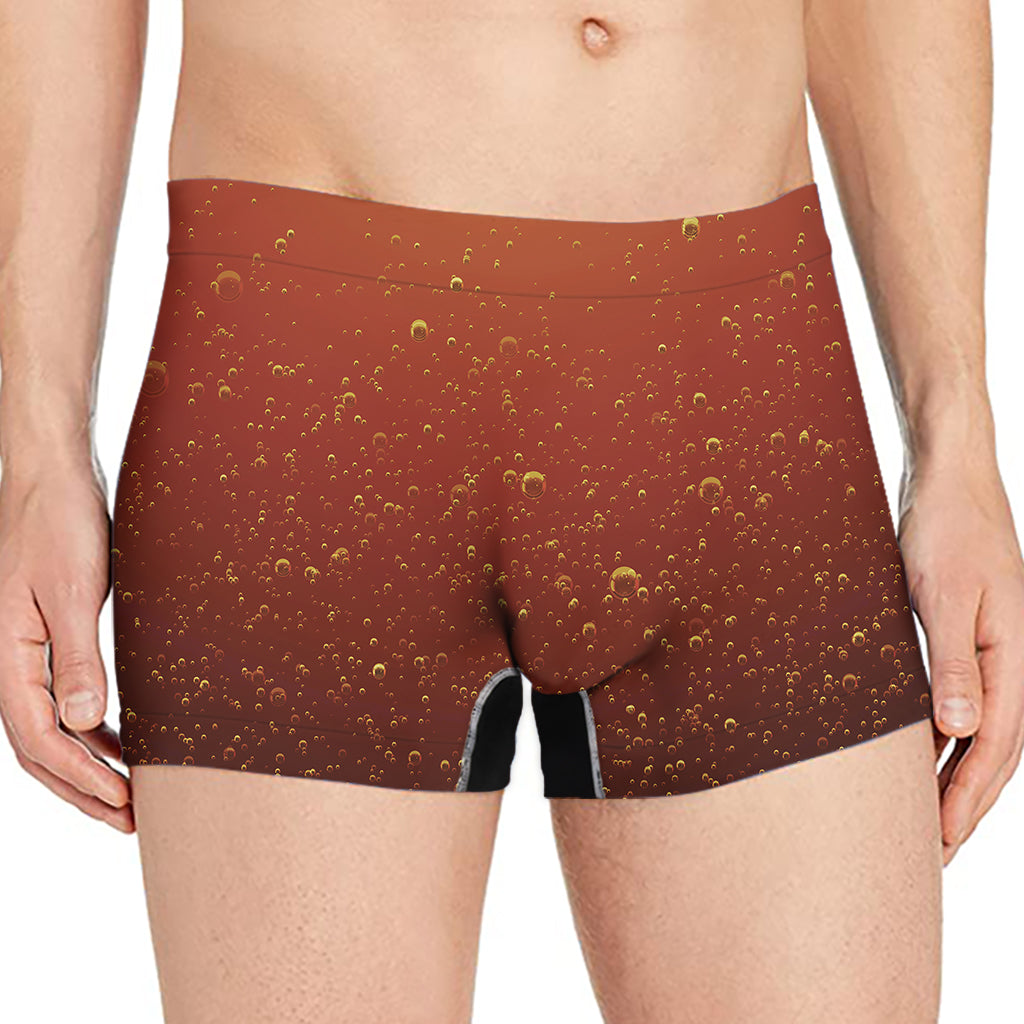 Sparkling Cola Print Men's Boxer Briefs