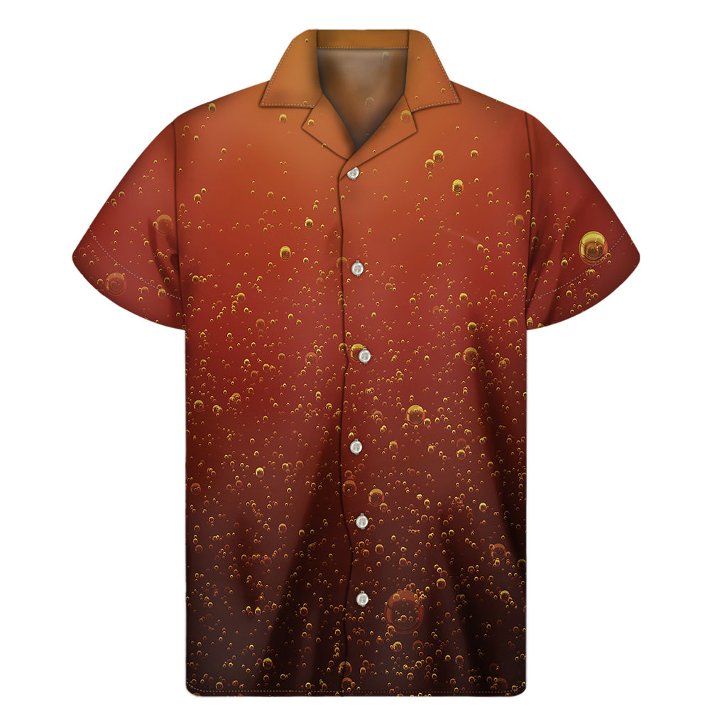 Sparkling Cola Print Men's Short Sleeve Shirt