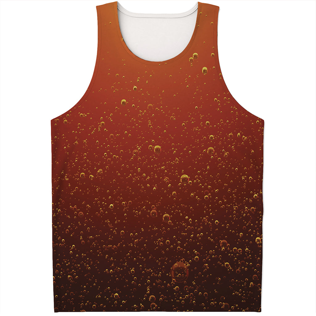 Sparkling Cola Print Men's Tank Top