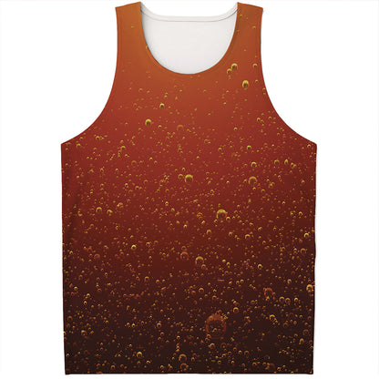 Sparkling Cola Print Men's Tank Top