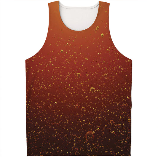 Sparkling Cola Print Men's Tank Top