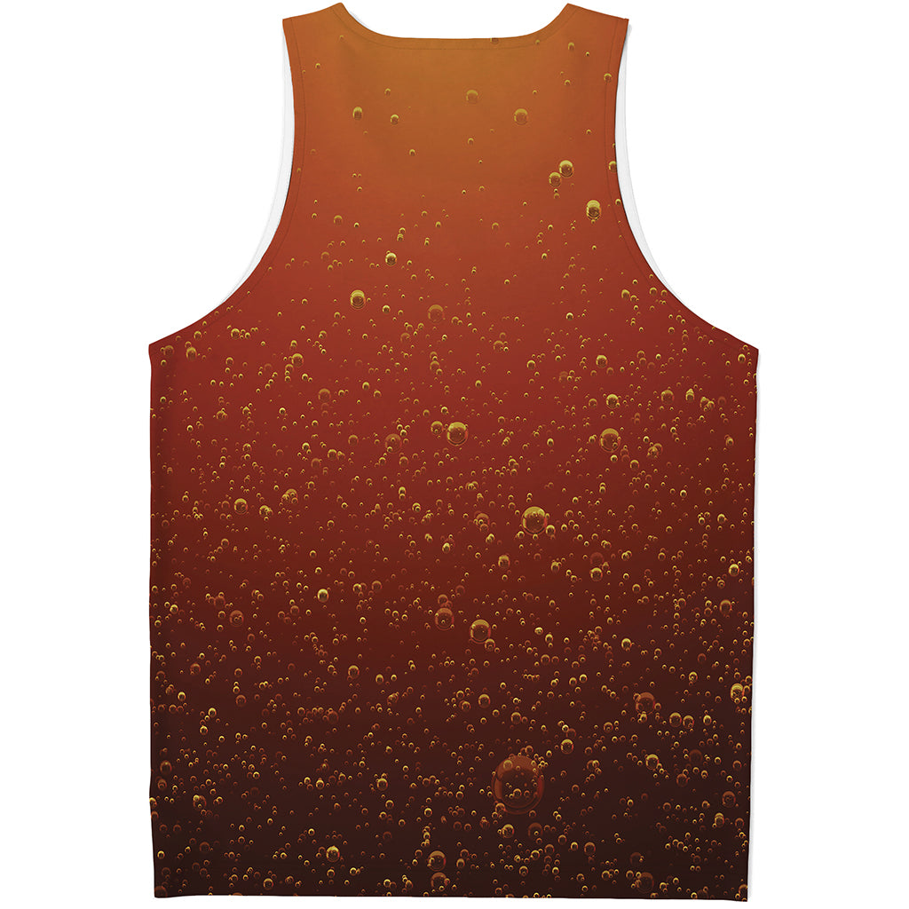 Sparkling Cola Print Men's Tank Top