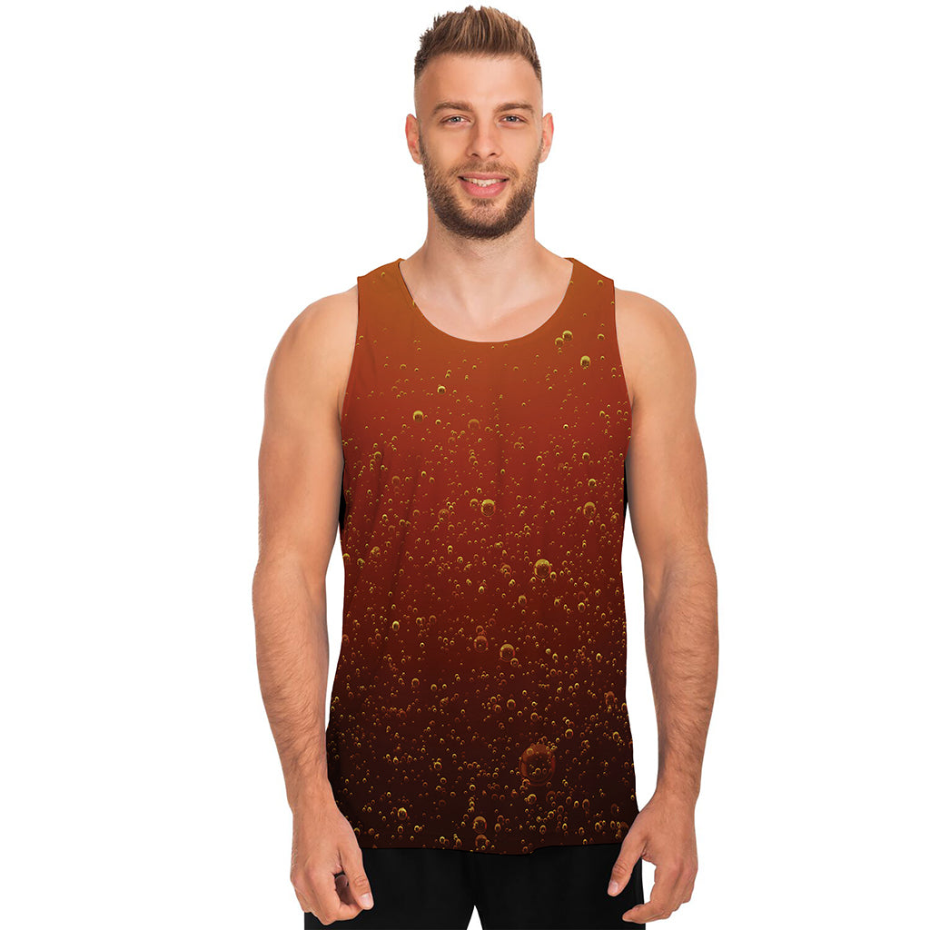 Sparkling Cola Print Men's Tank Top