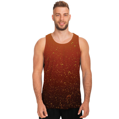 Sparkling Cola Print Men's Tank Top