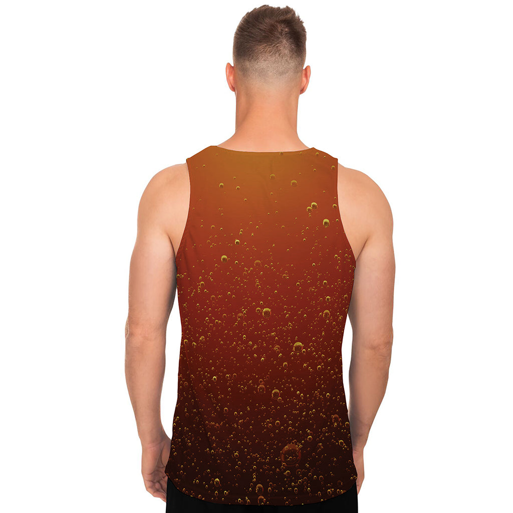Sparkling Cola Print Men's Tank Top