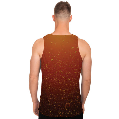 Sparkling Cola Print Men's Tank Top