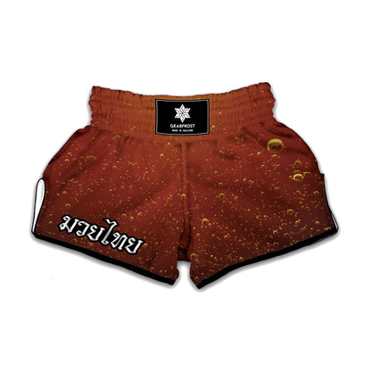 Sparkling Cola Print Muay Thai Boxing Shorts