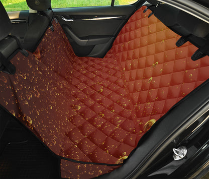 Sparkling Cola Print Pet Car Back Seat Cover