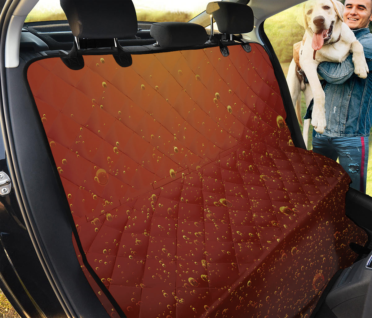 Sparkling Cola Print Pet Car Back Seat Cover