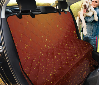 Sparkling Cola Print Pet Car Back Seat Cover