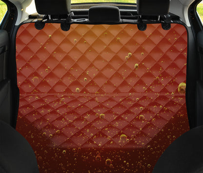 Sparkling Cola Print Pet Car Back Seat Cover
