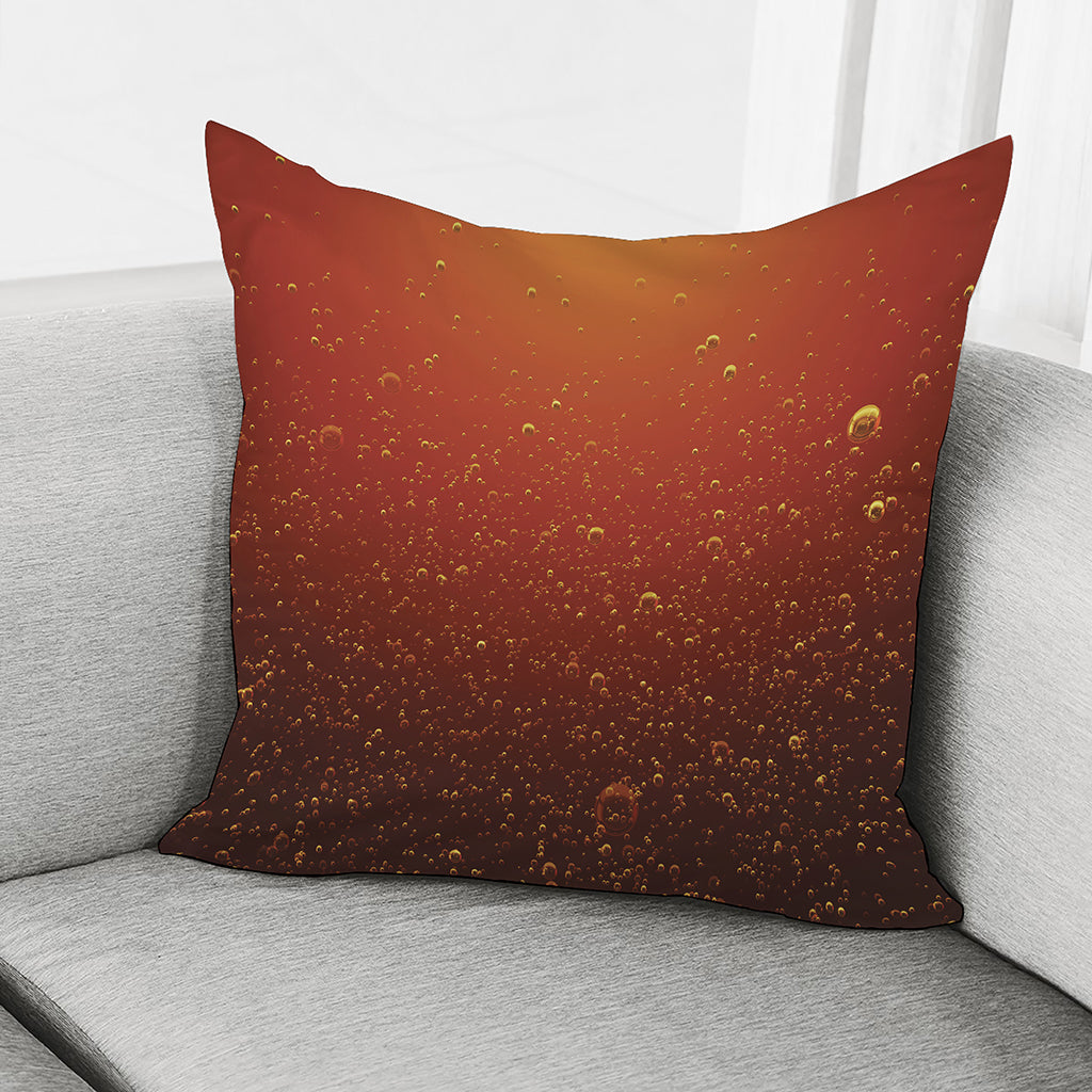 Sparkling Cola Print Pillow Cover