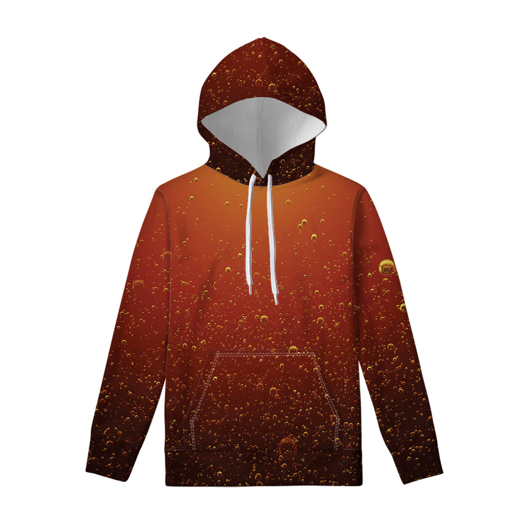 Sparkling Cola Print Pullover Hoodie