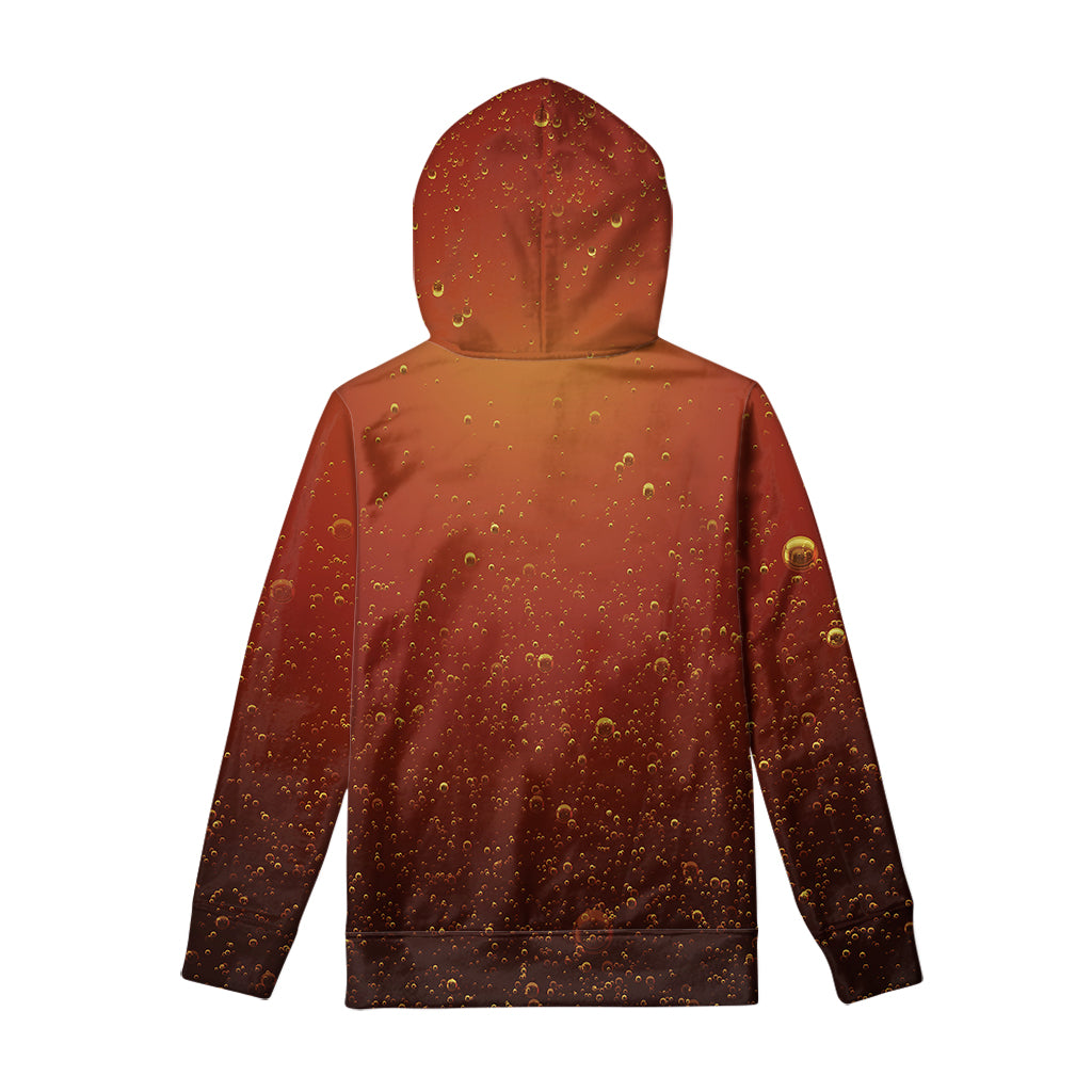 Sparkling Cola Print Pullover Hoodie