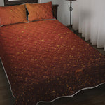 Sparkling Cola Print Quilt Bed Set