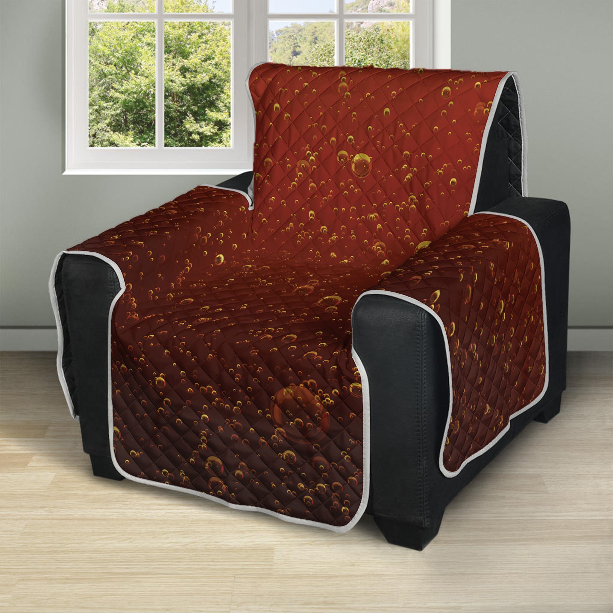 Sparkling Cola Print Recliner Protector