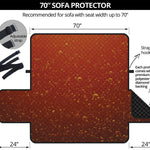 Sparkling Cola Print Sofa Protector