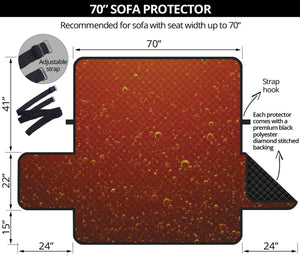 Sparkling Cola Print Sofa Protector