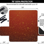 Sparkling Cola Print Sofa Protector