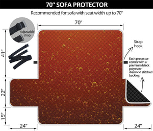 Sparkling Cola Print Sofa Protector