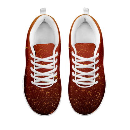 Sparkling Cola Print White Sneakers