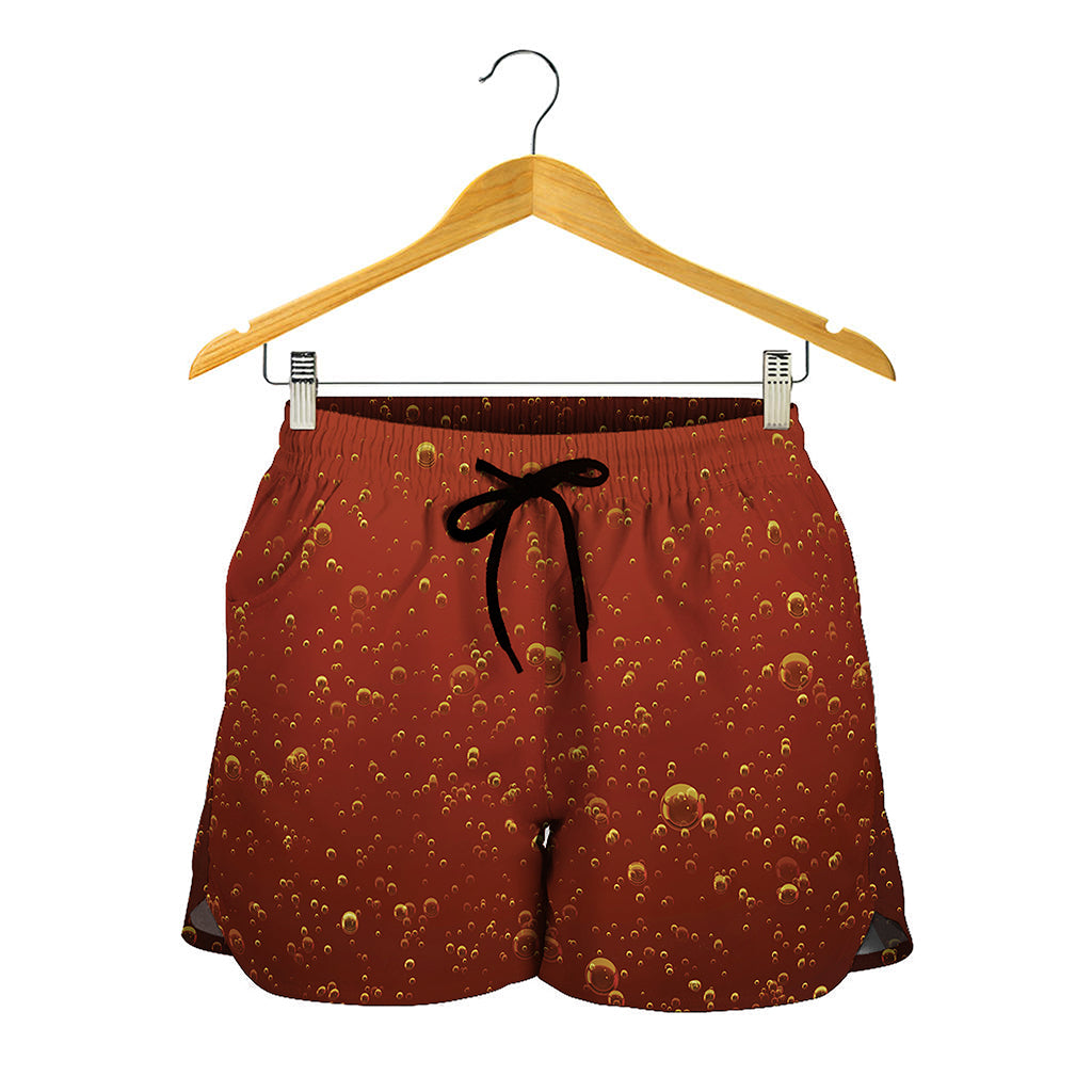 Sparkling Cola Print Women's Shorts