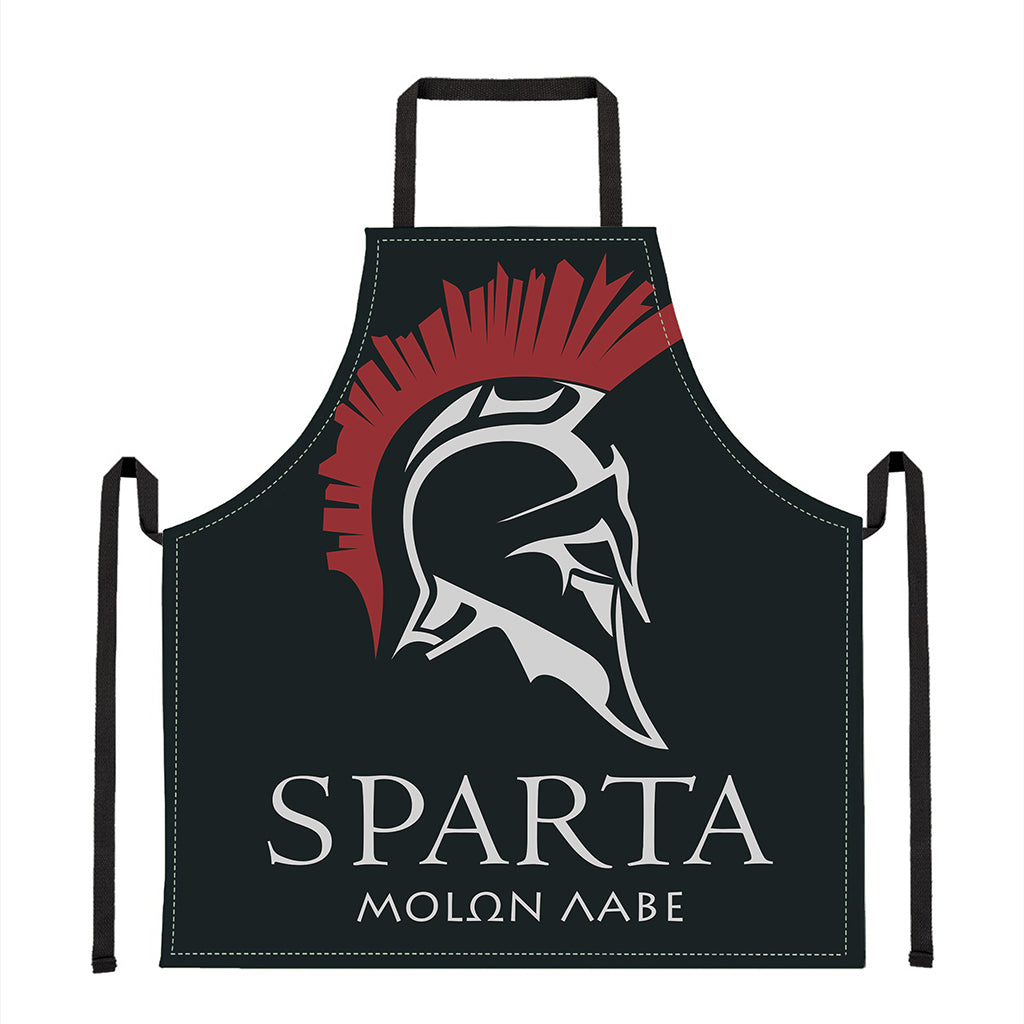 Spartan Molon Labe Print Apron