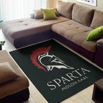 Spartan Molon Labe Print Area Rug