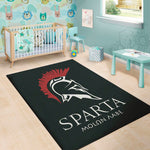 Spartan Molon Labe Print Area Rug