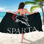 Spartan Molon Labe Print Beach Sarong Wrap
