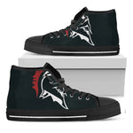 Spartan Molon Labe Print Black High Top Shoes