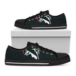 Spartan Molon Labe Print Black Low Top Shoes 
