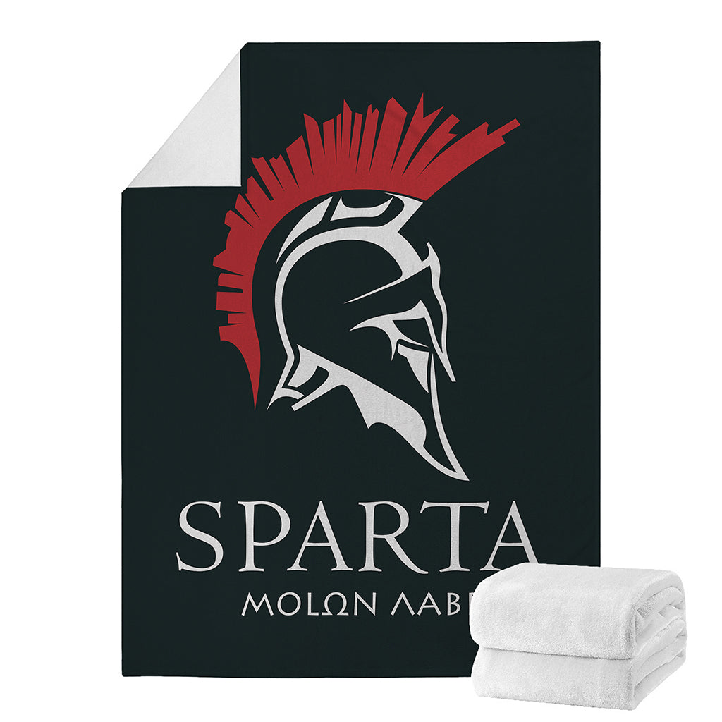 Spartan Molon Labe Print Blanket