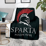 Spartan Molon Labe Print Blanket