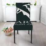 Spartan Molon Labe Print Dining Chair Slipcover